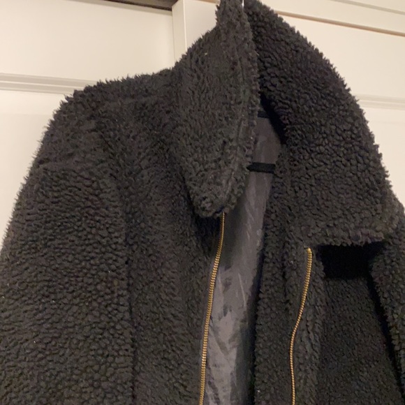 Garage Teddy black coat - Picture 2 of 3